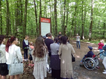 Piknik rodzinny w Lesie Łagiewnickim z okazji Dnia Matki i Dnia Dziecka, zorganizowany we współpracy z Fundacją Dzieciom Idziemy Razem oraz Strażą Miejską w Łodzi 26 maja 2019 r., <p>fot. A. Zaborowska</p>